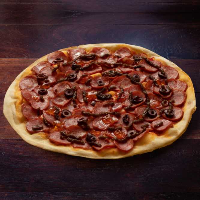 pizza Do Contra calabresa sem queijo