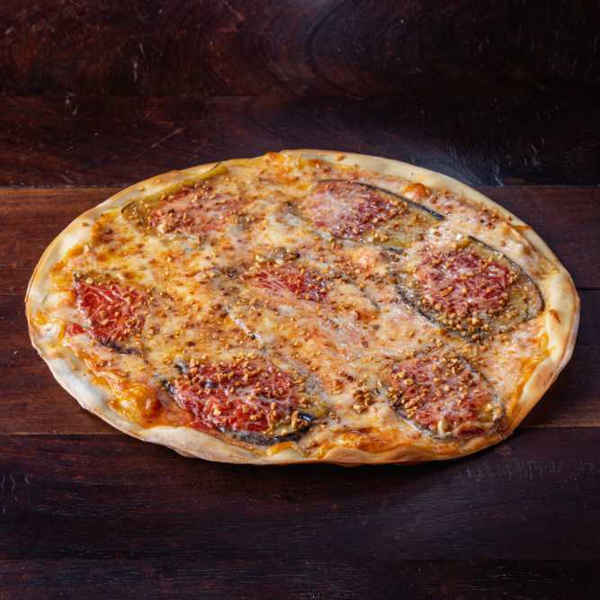 pizza Berinjela à Parmegianna entrega delivery ingredientes