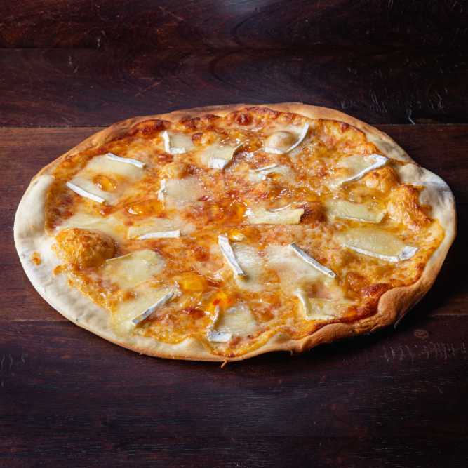 Pizza Brie Picante entrega delivery ingredientes