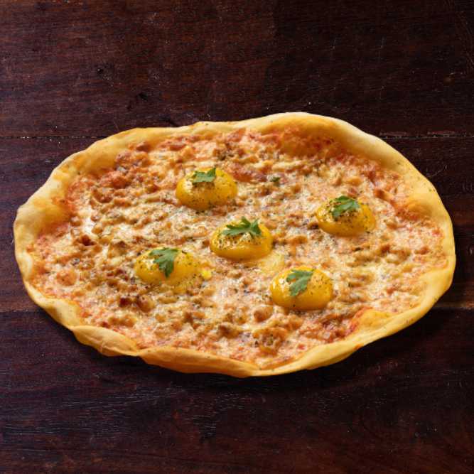pizza Carbonara - Versão 1 pizza Do Bairro entrega delivery ingredientes