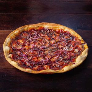 pizza pepperoni com ingredientes tradicionais